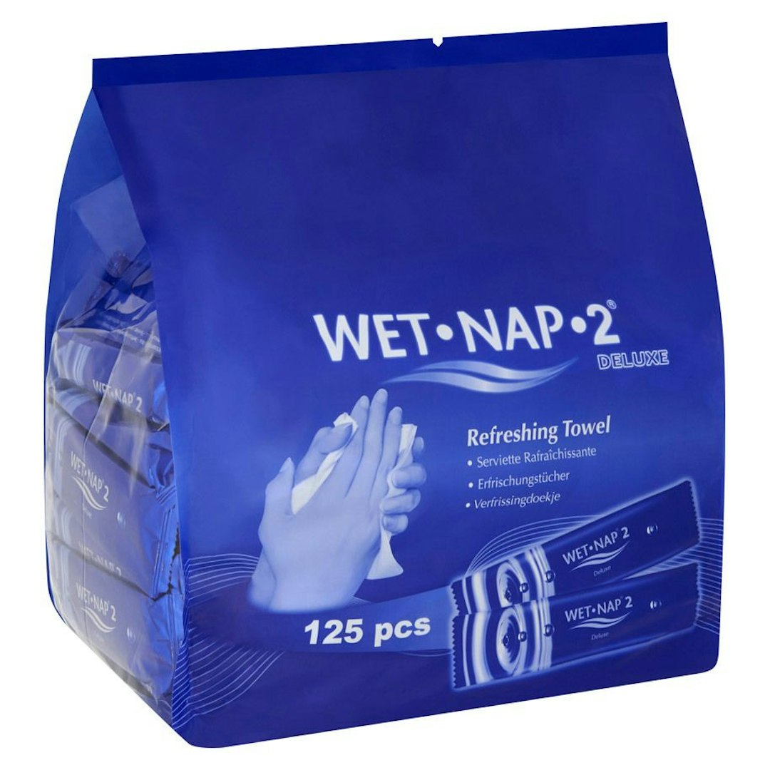 Verfrissingsdoekje wet-nap 2 deluxe 125stk