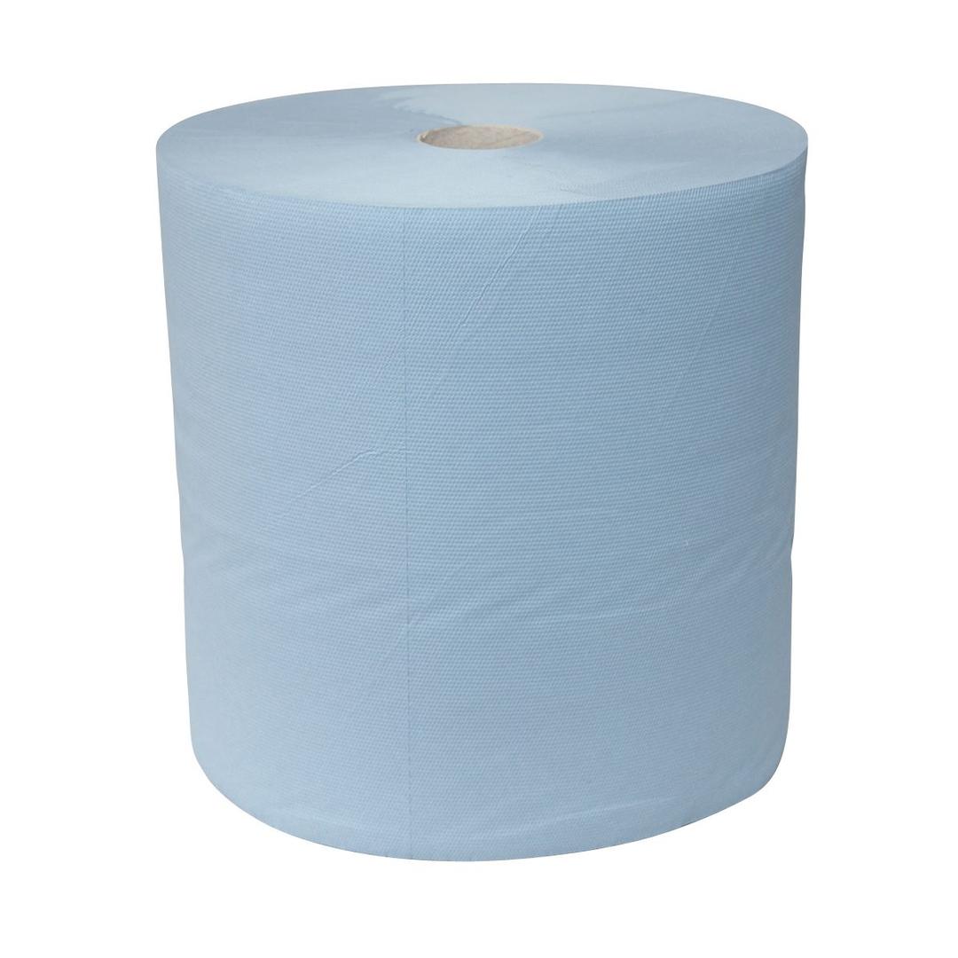 Industrierol cellulose blauw 3-laags 380mtr x 37cm 1rol