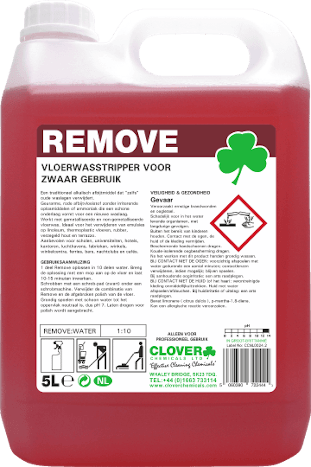 Clover Remove stripper 5 liter