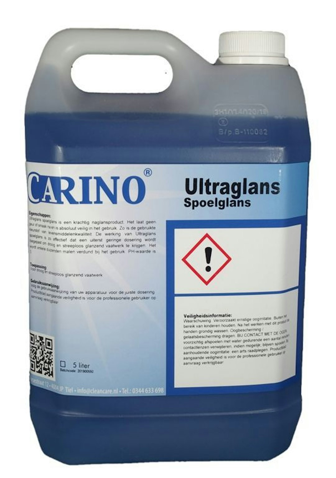 Carino ultraglans spoelglansmiddel 5 liter